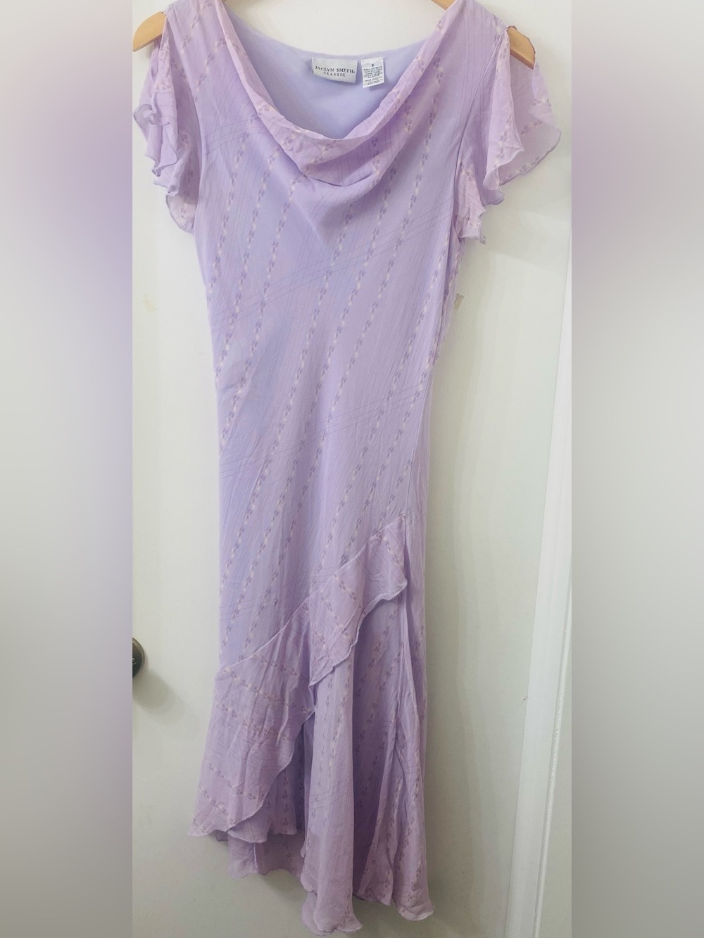 Y2K Jaclyn Smith Soft Lilac Classic Dress
